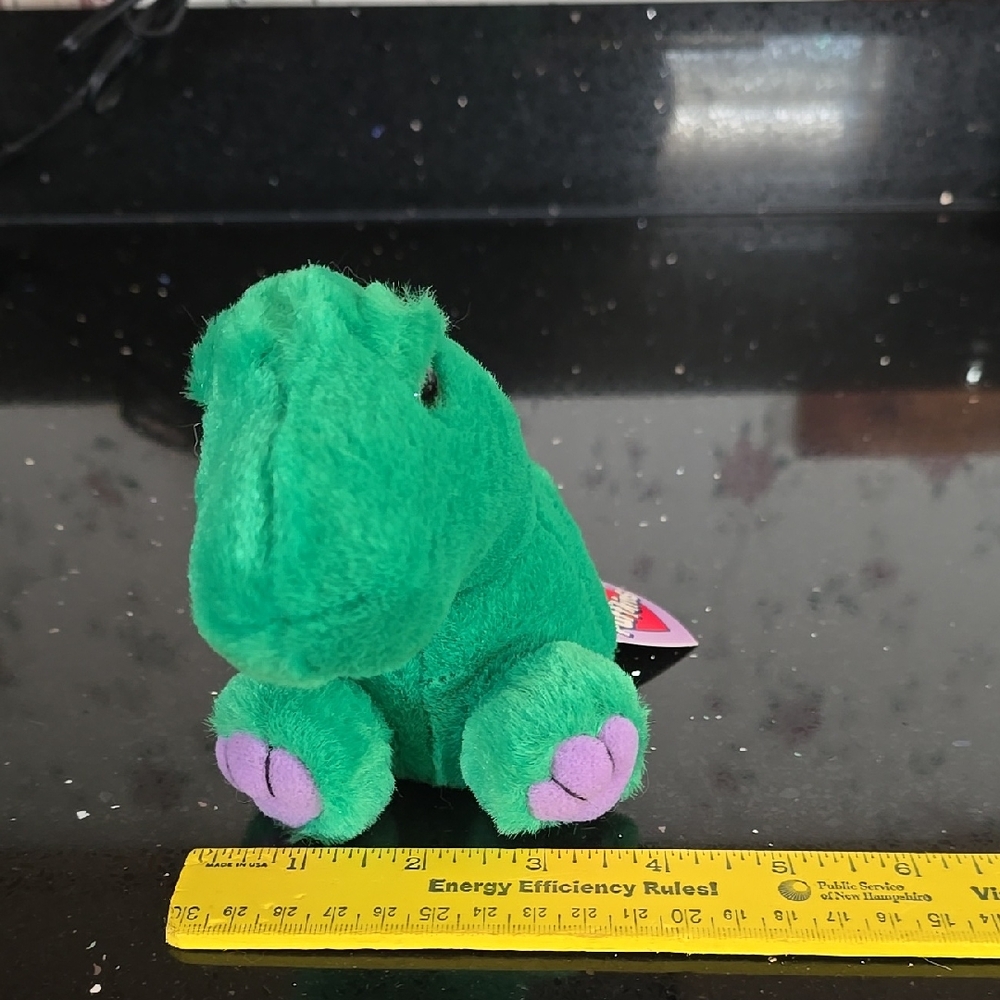 Vintage. Collectible. Swibco Puffkins-Pickles The Dinosaur DOB 8/17/97
